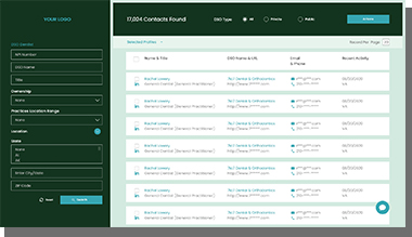 White Label Platform for Executives Data