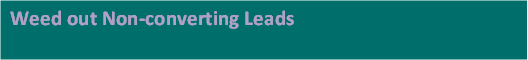 Non-converting-Leads