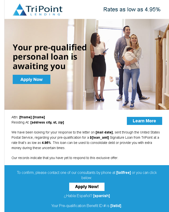 TriPoint Lending for loan