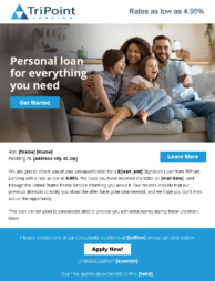 TriPoint Lending for personal loan